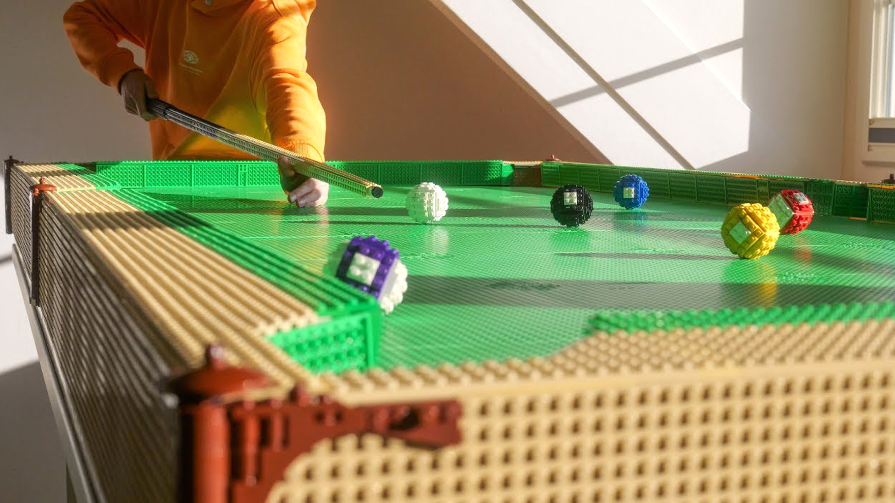 A DIY LEGO Pool Table Build