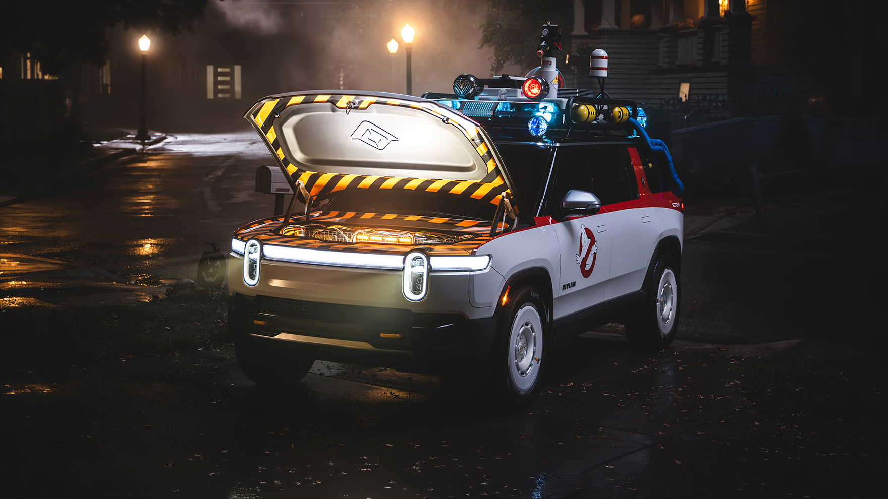 Bill Murray Takes Rivian Ghostbusting